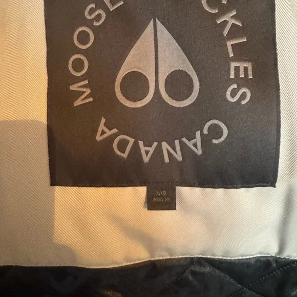 Moose Knuckles Gray Bomber Jacket